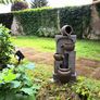 Home Garden Water Solar Fountain with Light Image 3