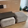 Diamond furniture footstool Image 2