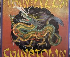 Very rare Thin Lizzy Zimbabwe release of Chinatown. A must for any Lizzy collector. So rare it's not found on Discogs. Vinyl is vg+. Sleeve is good. Zimbabwe sleeves were made with low grade re-cycled material so don't age well