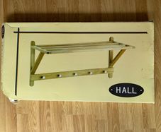 Coat rack and shelf