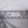 Zara Light Grey Stone Wash High Waisted Straight Leg Denim Jeans 16UK/44EU Image 2