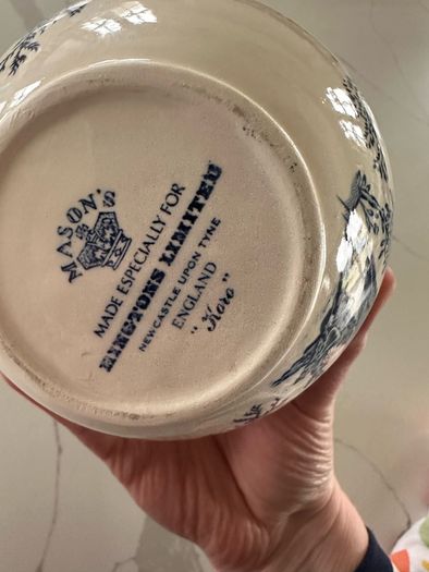 Masons Ironstone Ringtons Collectables Large Jug & Storage Jar Made in England