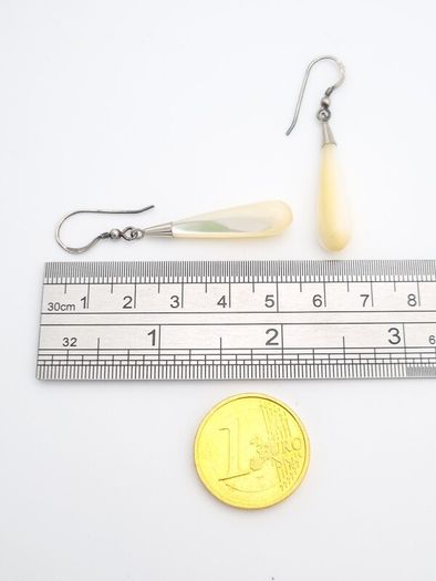 Sterling Silver Shell Earrings