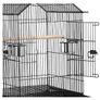 Classic Bird Cage with Outdoor Seat Large Side Door Bird Cage with Stand 145 cm High  for Turtle Pigeons, Cockatiels, Parrots, Parakeets. Image 8