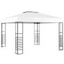 Garden Marquee with String Lights 3x3 m White Image 2
