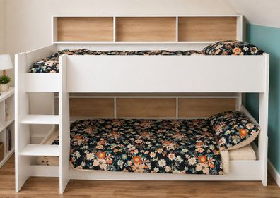 Parisot LEO Bunk Bed with Built-In Storage/Shelving