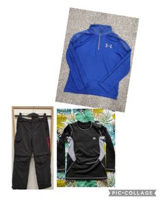 Outdoor trousers and top set for age 8-9.