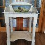 antique washstand with bowls Image 2