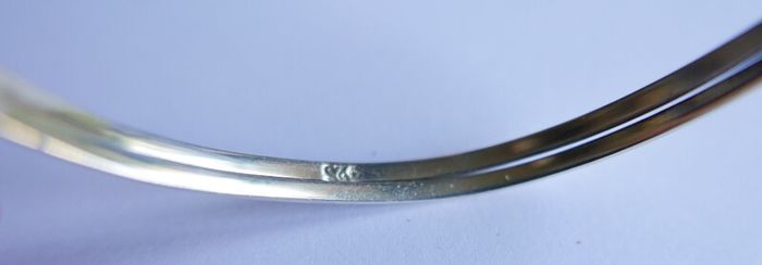Vintage 1980s Sterling Silver 925 Bracelet and Collar Necklace 34,3g