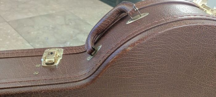 Hard case for 17 fret short banjo