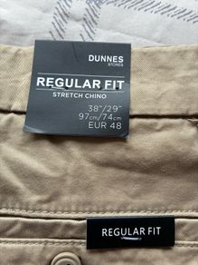 Men's Tan stretch chinos