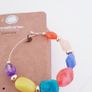 Hoop Earrings with Coloured Stones Image 4