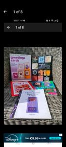 card making books, some never used.
