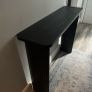 Wood black console table hall Image 7