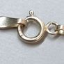 Vintage 9ct Solid Gold Fancy Curb Chain Necklace 60cm 4.17g Hallmarked Image 5