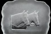 Vintage Crystal equestrian set
