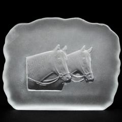 Vintage Crystal equestrian set