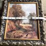 Picture of Country scene in beautiful decorative  frame with glass Image 4