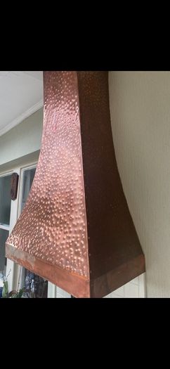 Godin stove, copper hood