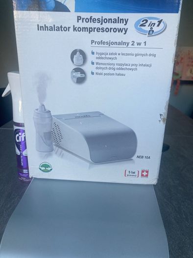 2 in 1 Nebuliser and nasal rinser with storage case