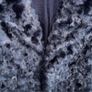 Gorgeous MANGO Size Xs Relaxed Fit faux fur coat in a deep navy shade with a super plush, textured finish. Image 5
