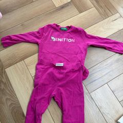 Benetton 18-24 toddler girls top and leggings set