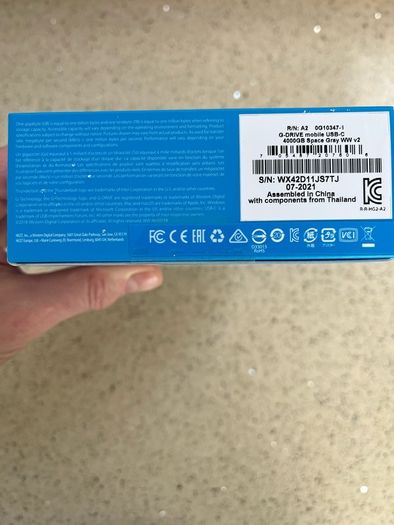 For Sale: Brand New, Unused 4TB G-Technology G-DRIVE Mobile USB-C Portable Hard Drive.