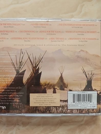 Native Spirit CD - Chants And Dances Of The Native Americans