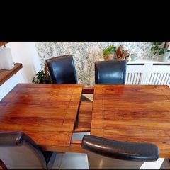 beautiful table and chairs