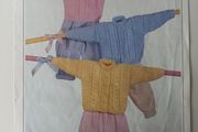 Knitting Pattern - Child's Sweater &amp; Cardigan - Aran