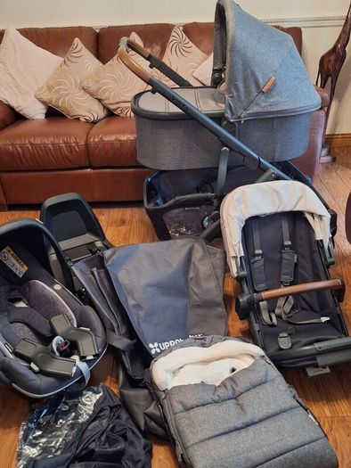 Uppababy Vista V2 Travel System Greyson