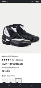 alpinestars boots smx1r size 9