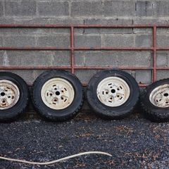4x Range Rover Classic Rostyle Steel Wheels