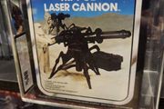 Vintage ROTJ Star Wars 1983 Tri Pod Laser Canon Mini Rig AFA Graded 80 Palitoy Bi Logo