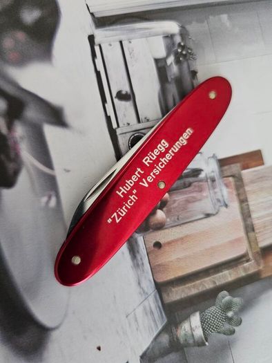 Vintage Discontinued Elinox Secretary Alox 84mm Swiss Army Knife
