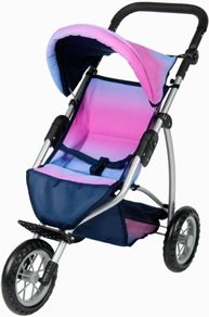 3 wheel Ivy & Lily Chloe Doll Stroller Jogger