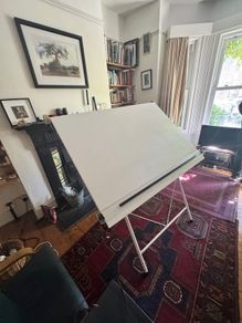 A0 Drawing board with stand, parallel motion