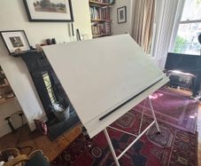 A0 Drawing board with stand, parallel motion