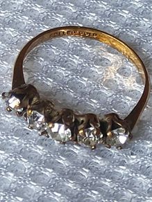Vintage rolled gold ring
