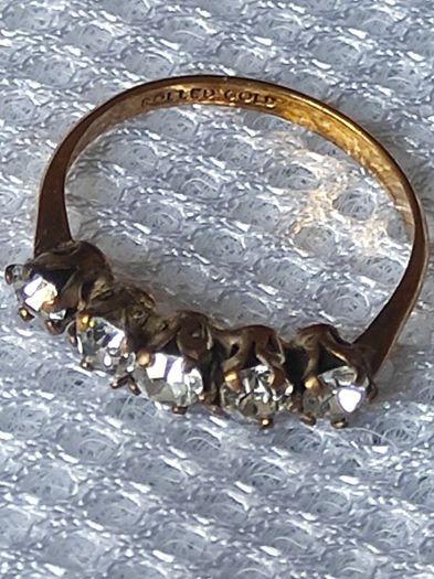 Vintage rolled gold ring
