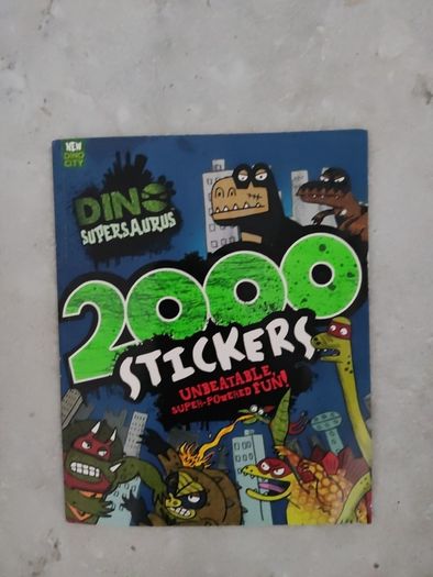 Dino Supersaurus Book with 2000 Stickers