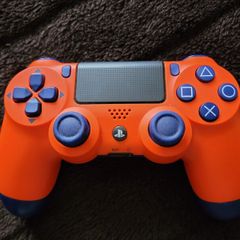 Genuine Sony PS4 Controller (Sunset Orange)