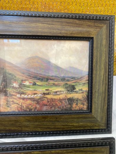 Two framed pictures