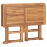 5 Piece Folding Outdoor Dining Set Solid Teak Wood Image 3