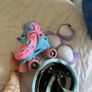 Kids Roller Skates + Full Protective Gear + Frozen Helmet Image 6