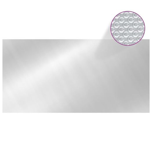 Rectangular Pool Cover 1200x600 cm PE Silver