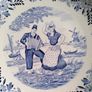Vintage Royal Sphinx by Boch "Delft" Wall Plate Image 4
