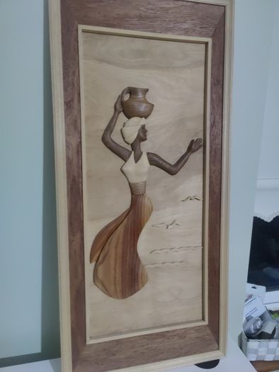 hand crafted wooden wall art