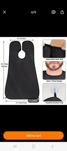 Apron for shaving