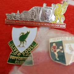 Liverpool coffer official badges/ pins